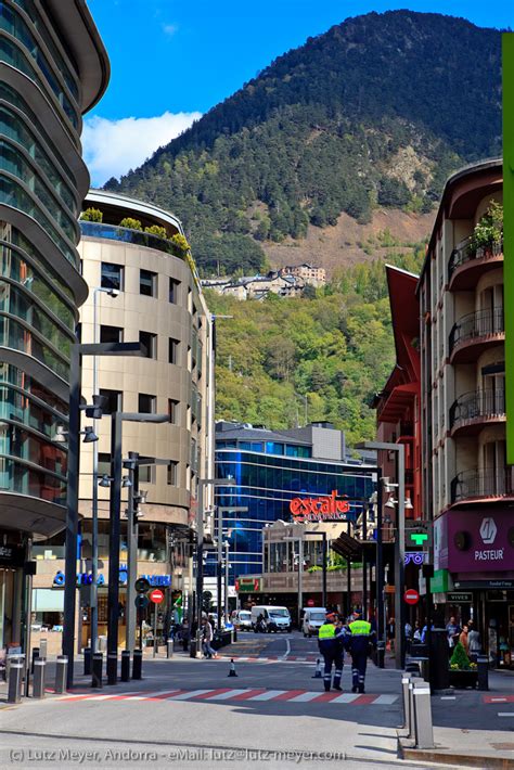 Andorra city views: Andorra la Vella .